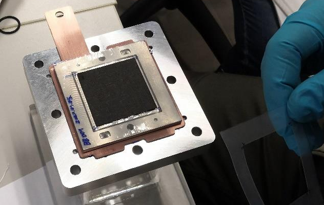 Hydronom Fuel cell under assembly